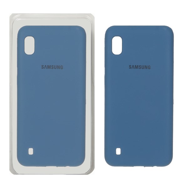 قاب سیلیکونی پاک کنی اورجینال Samsung Galaxy A10 / M10 - آبی تیره (پک دار)